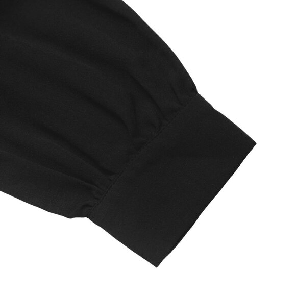 Lace Detail Button-Front Midi Shirt Dress | New Formal Tied Dress w/ Slits - Picture 14 of 14